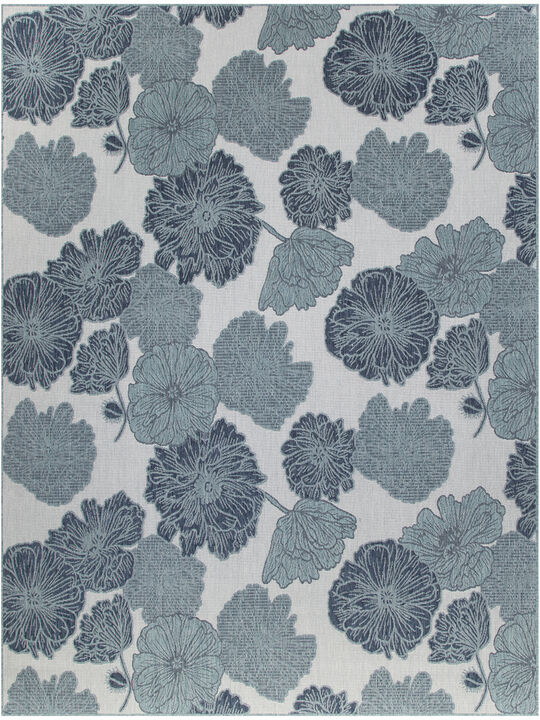 Garden Oasis GOA04 Blue 8' x 10' Rug