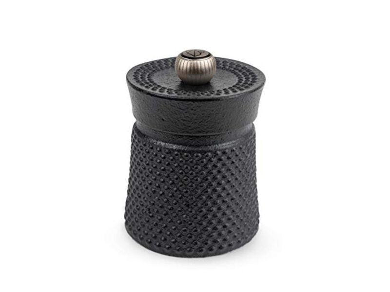 BALI FONTE Cast Iron Pepper Mill, 8cm/3 In, Black