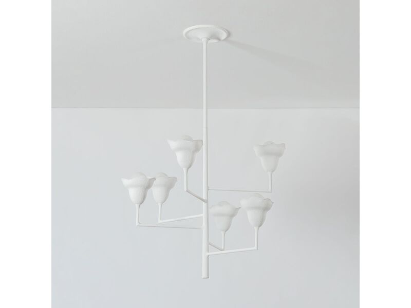 Alora White Chandelier image number 1