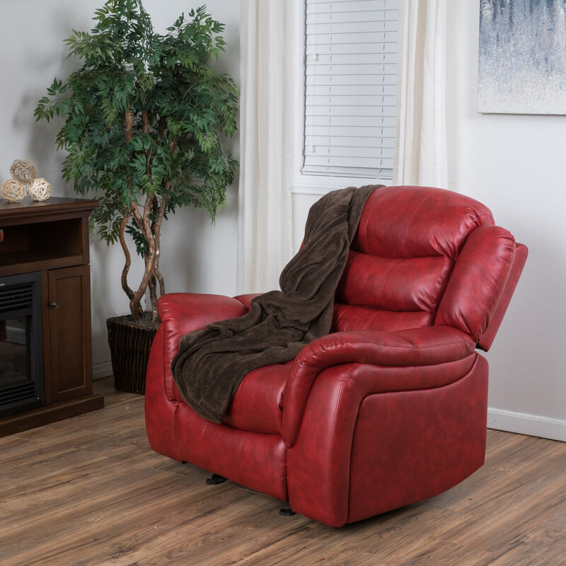 Merax Classic Oversized Glider Recliner