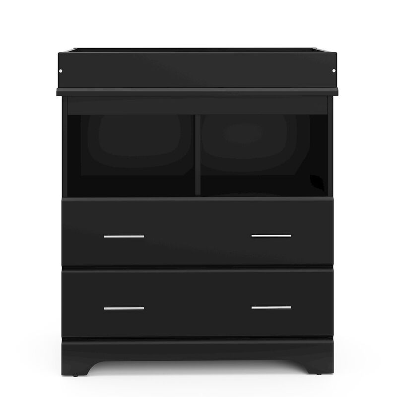 Storkcraft Brookside 2 Drawer Changing Chest - Black