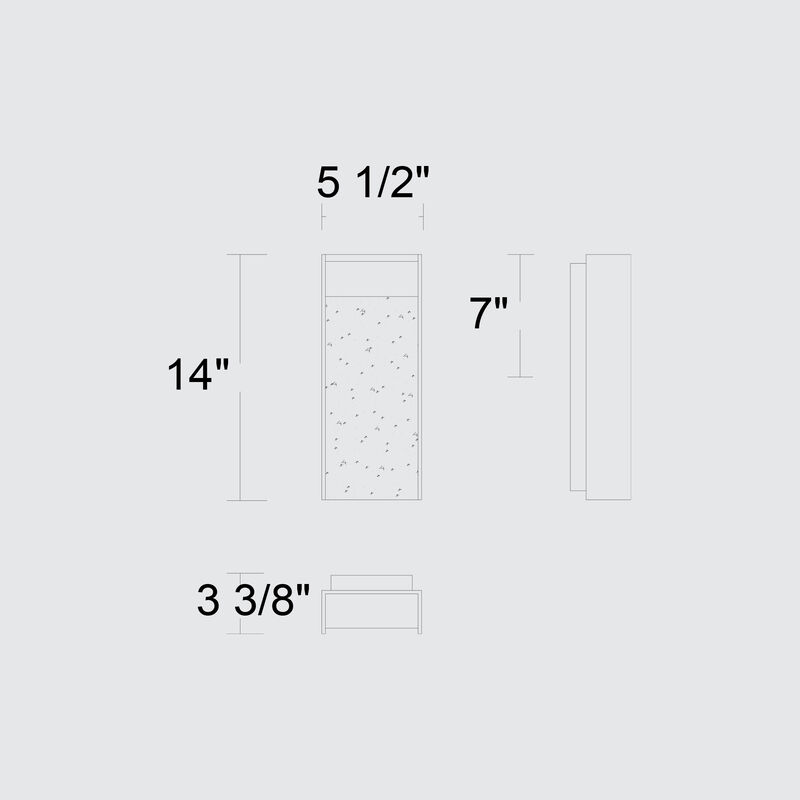 Terrazzo 14 inch LED Wall Sconce image number 4