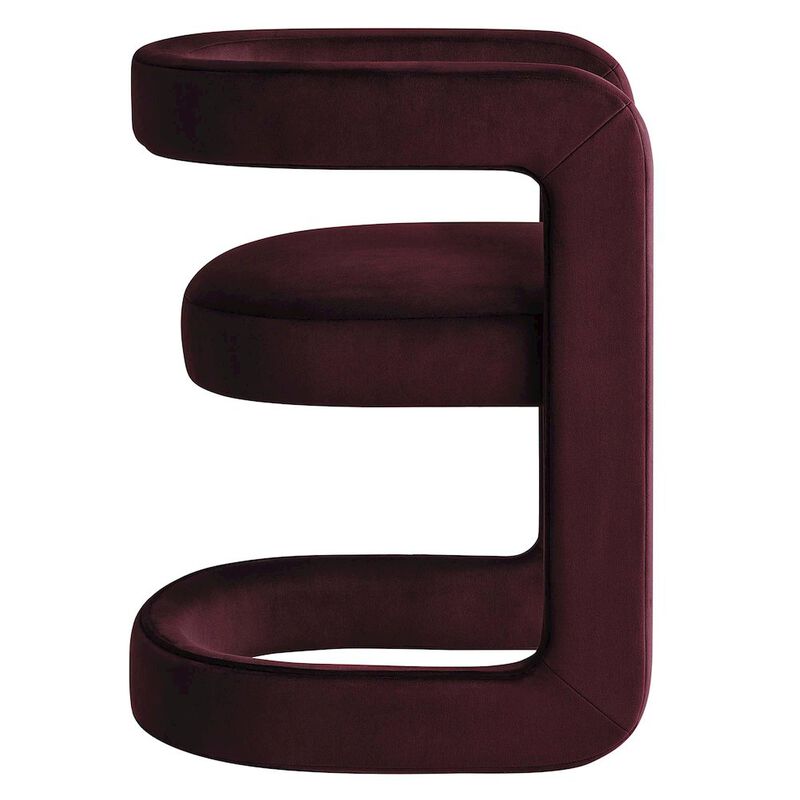 Winslow Barrel Performance Velvet Dining Chair image number 5