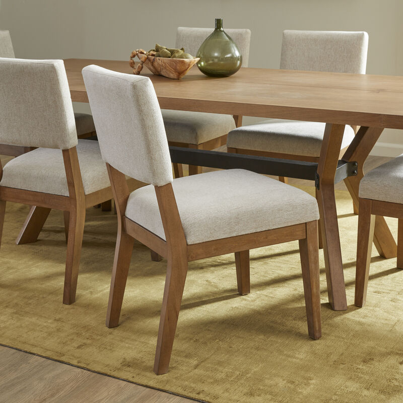 Millwork Off-White Pair of Dining Chairs