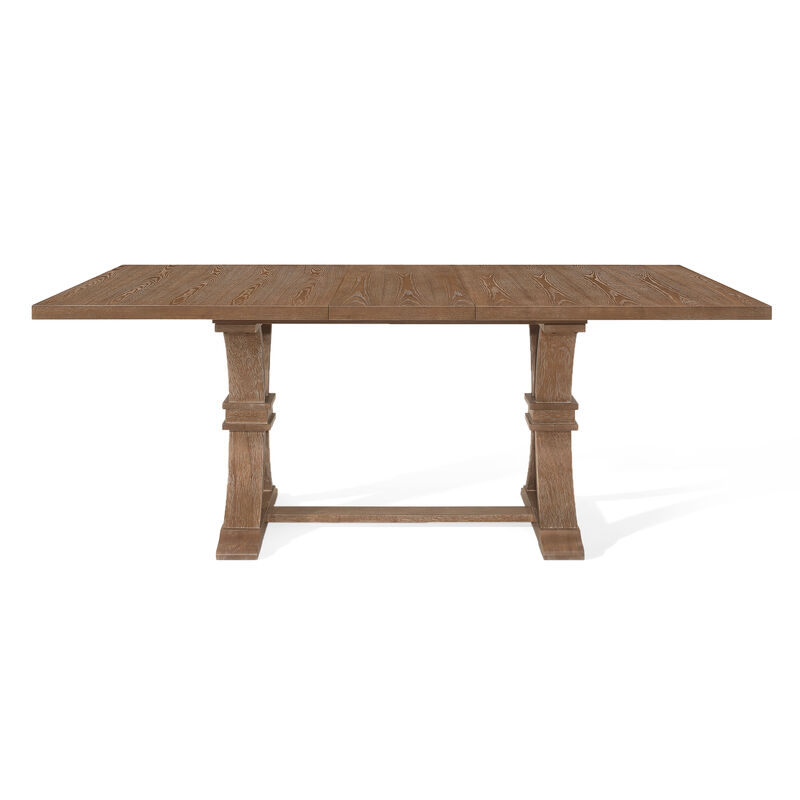 Christopher Knight Home Bellion Rustic Wood 6-8 Seater Expandable Dining Table