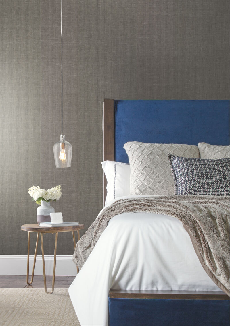 Crosshatch String Black & Grey Wallpaper image number 3