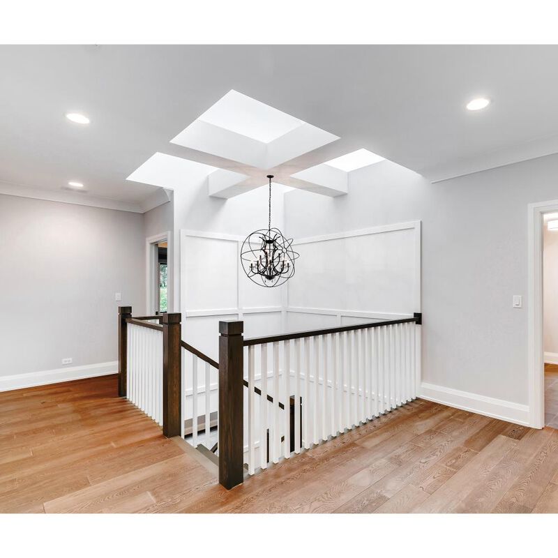 Campechia 12 Light Up Chandelier With Brown Finish