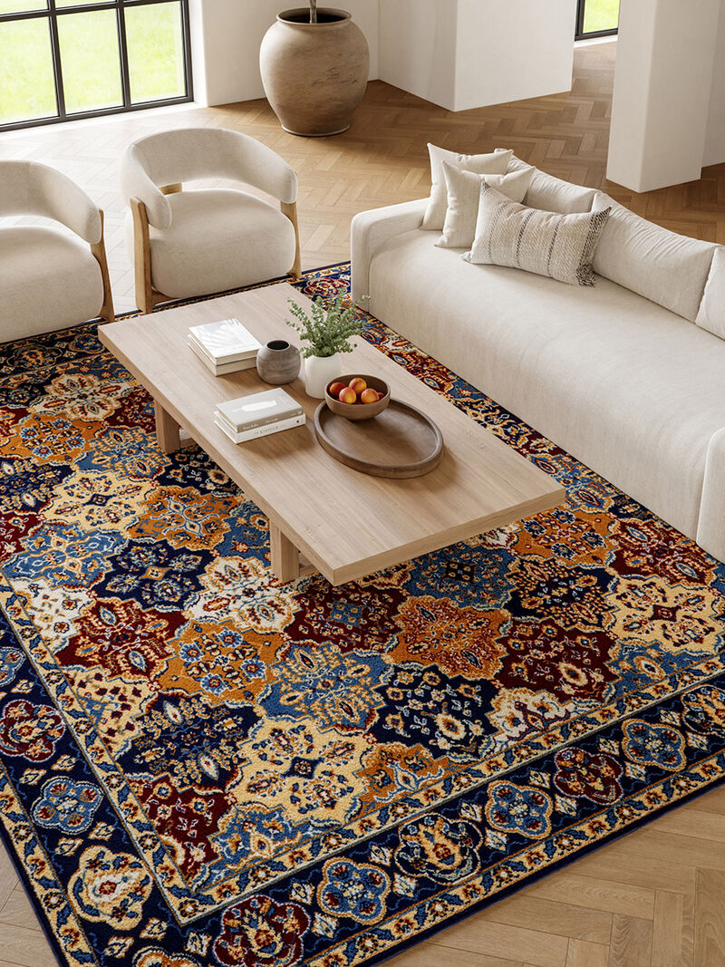 Grafix GRF31 Multicolor 7'10" x 9'10" Rug