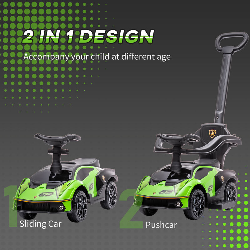 BreeBe Toddler Push Car, Lamborghini Stroller Walking Car image number 4