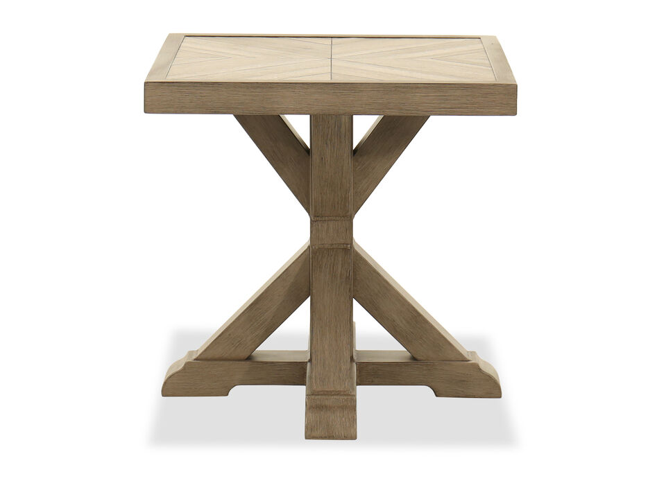 Beachcroft Beige Square End Table