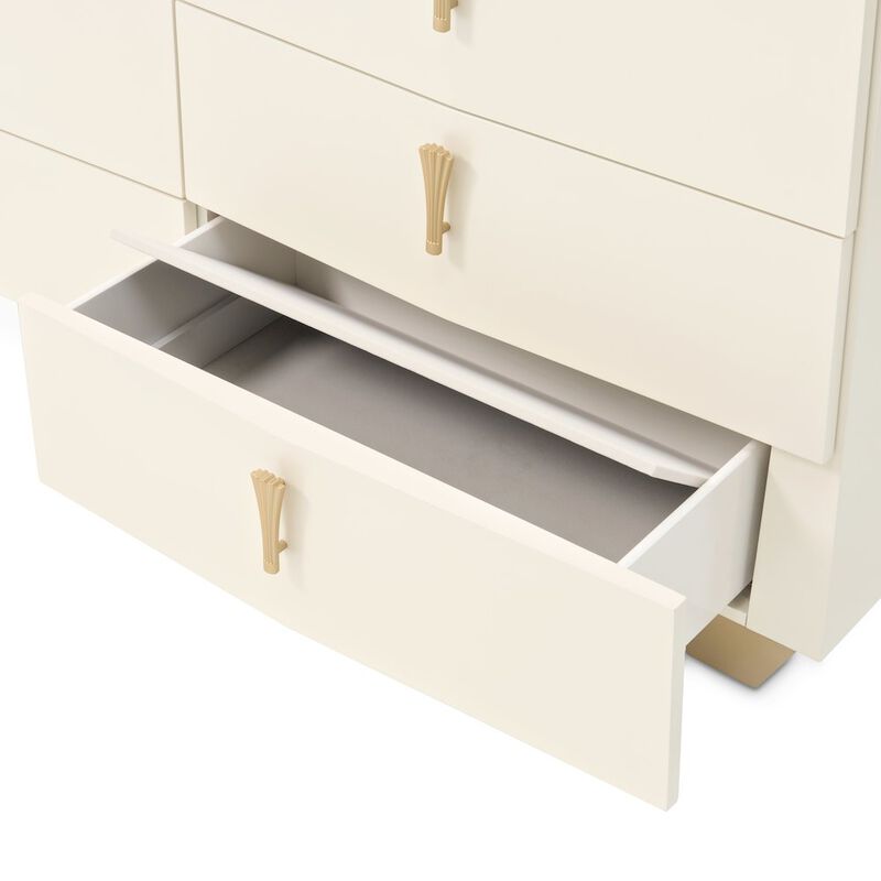 Fantosini 10-Drawer Mule Chest - Creamy Pearl image number 8