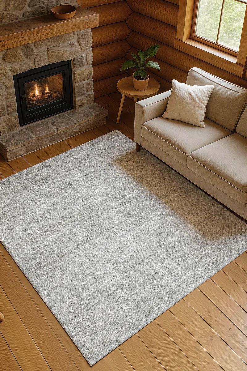 Soft Essentials SE1 Silver 9' x 12' Rug image number 1