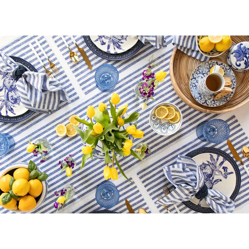 Linen Table Runner - Amalfi Stripe