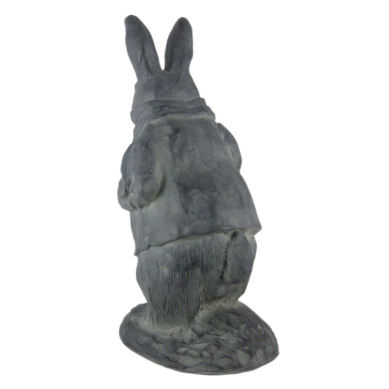 Alice In Wonderland White Rabbit Garden Statue image number 2