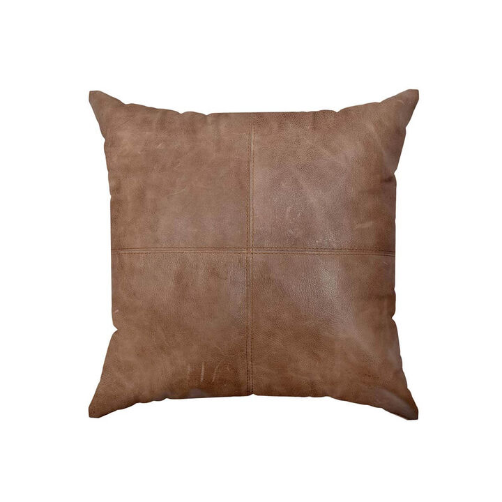 Cowhide Pillow Cover 16″ x 16″