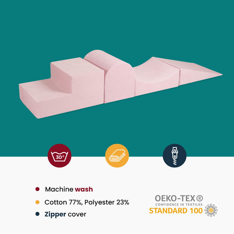 MeowBaby� Foam Climbing Blocks for Toddlers- 4 Elements without Ball Pit