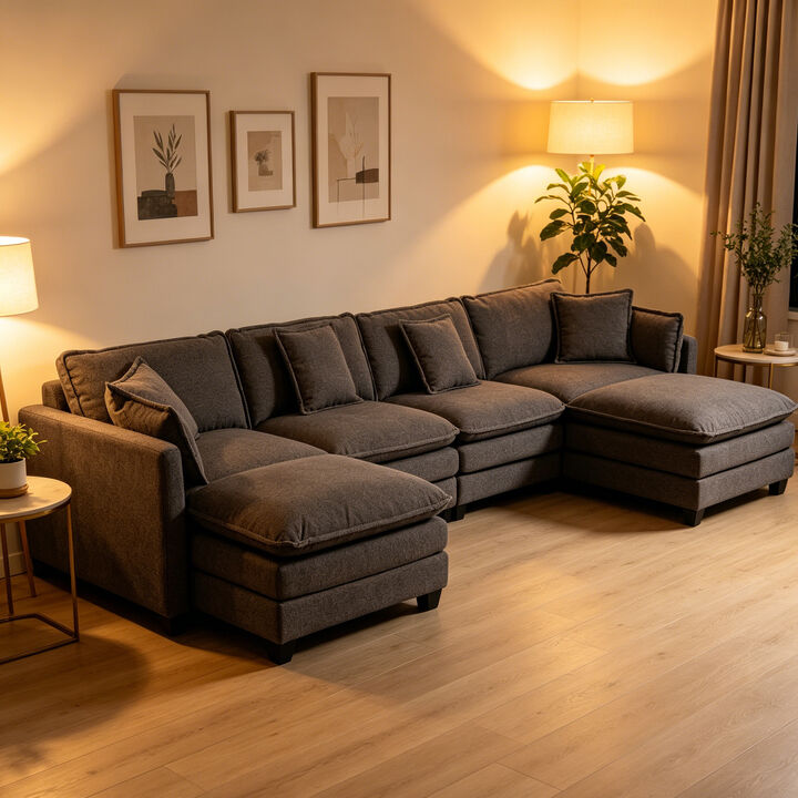 Pamcam 4 seat Sectional Sofa