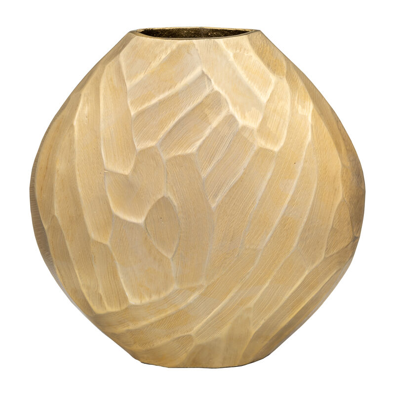 Aluminum 14"H Hammered Vase image number 0