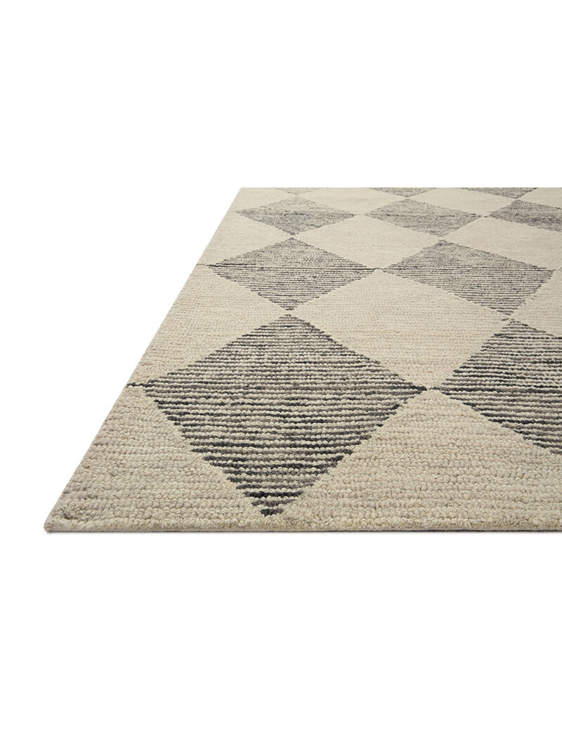 Francis FRA01 Beige/Charcoal 3'6" x 5'6" Rug