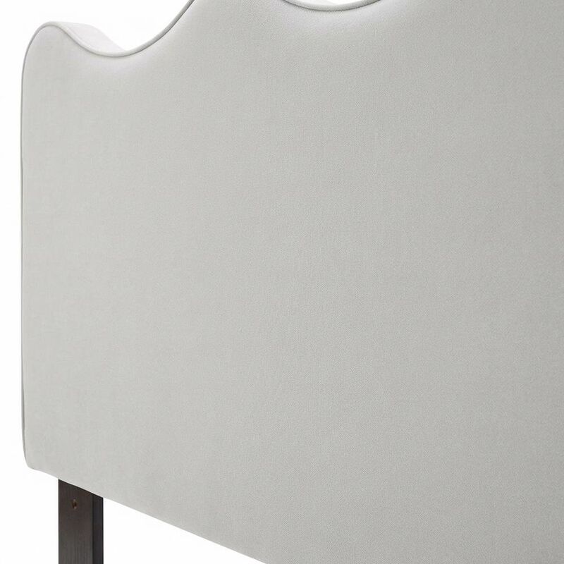 Performance Velvet King Headboard, Plush Upholstery, Sturdy Construction image number 4
