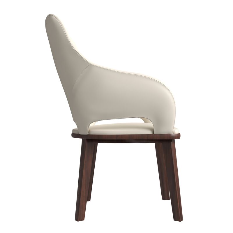 LeisureMod Vivara Collection Modern Dining Chair