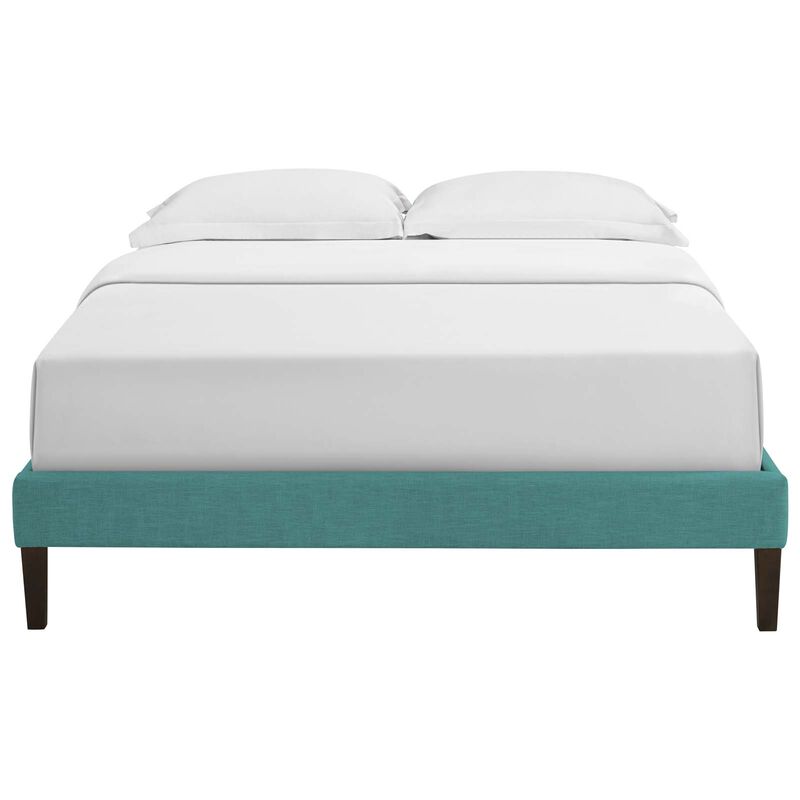 Modway - Tessie Queen Fabric Bed Frame with Squared Tapered Legs image number 4
