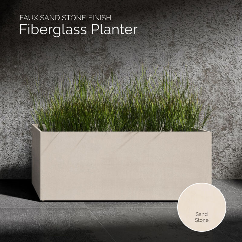 COSAPOTS Semplito Grand Wide Rectangle Planter.