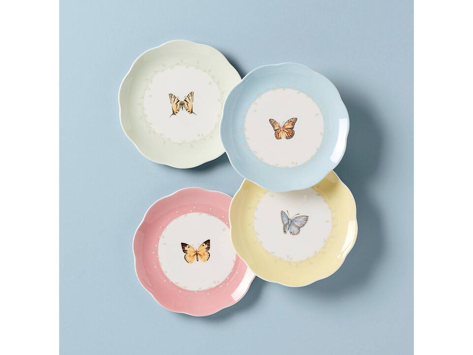 Lenox Butterfly Meadow Dessert Plate, Set of 4