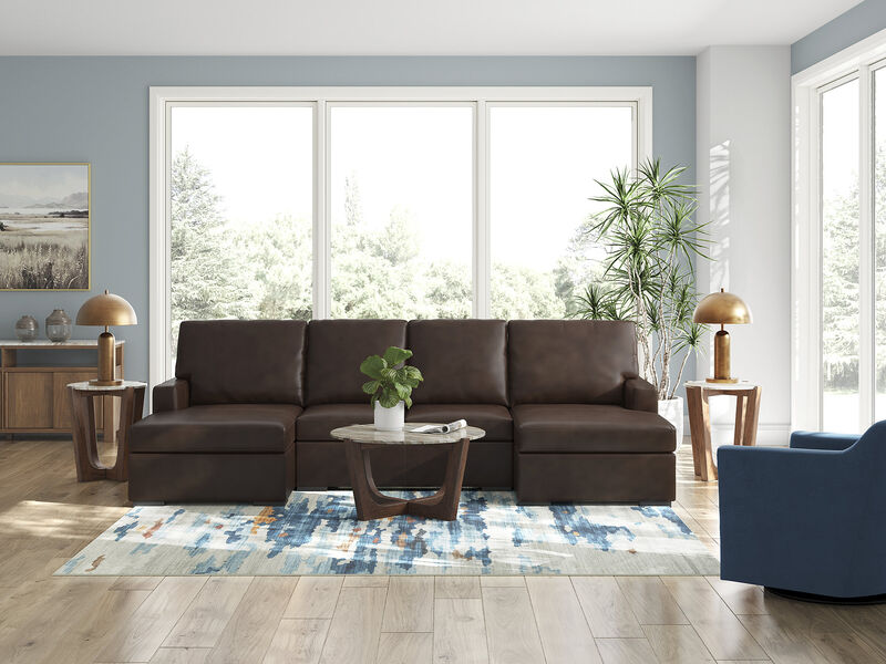 Modern Day 3-Piece Sectional with Double Chaise image number 2
