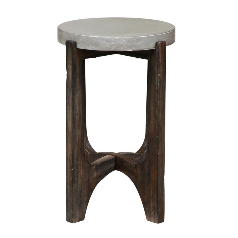 Liberty Furniture Cascade Chair Side Table in Wirebrush Rustic Brown image number 2