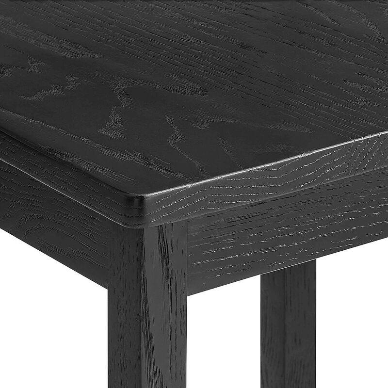 Jax Oak Wood Counter Stool With Wavy Razor Back image number 6