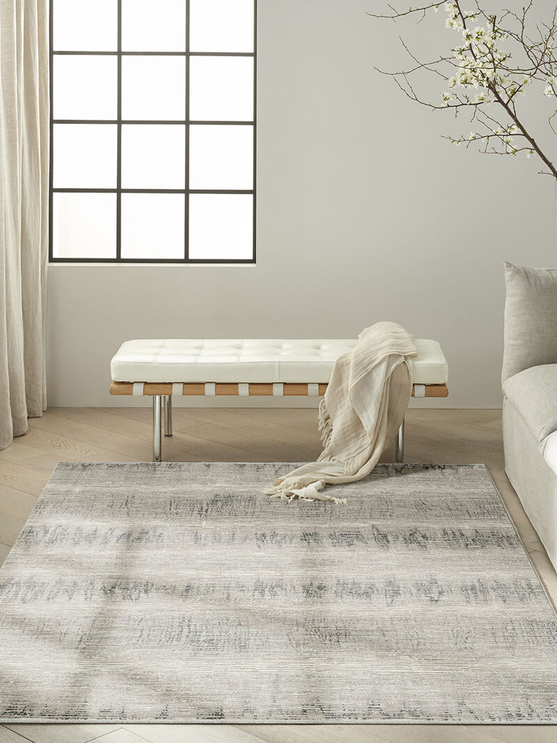 CK079 Notes NOT06 Ivory/Charcoal 3'11" x 5'11" Rug
