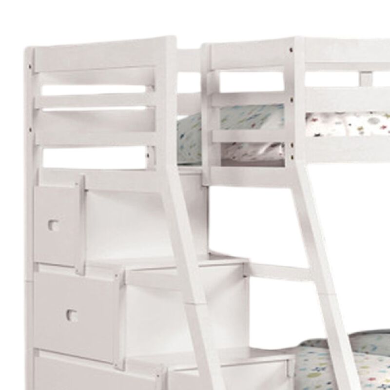 Ellon Bunk Bed, Trundle, Wood, Storage Drawers image number 3