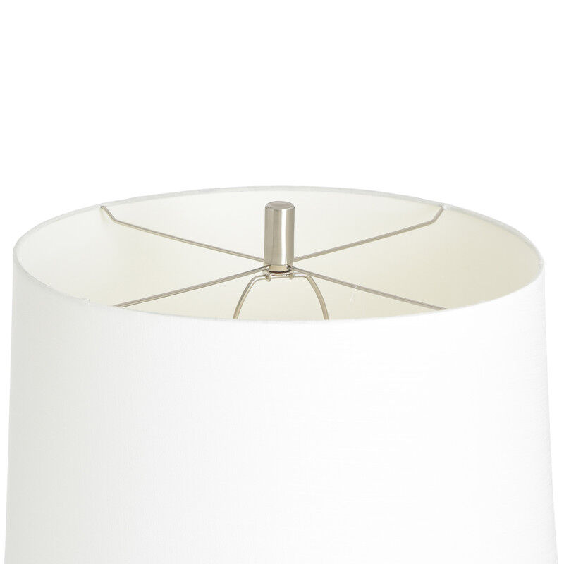 Sleek Crystal-Clear Glass Lamp