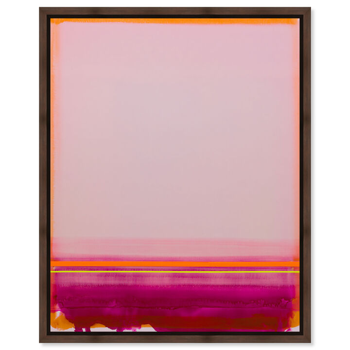 Pale Sunrise II Abstract Canvas Print by Art Remedy
