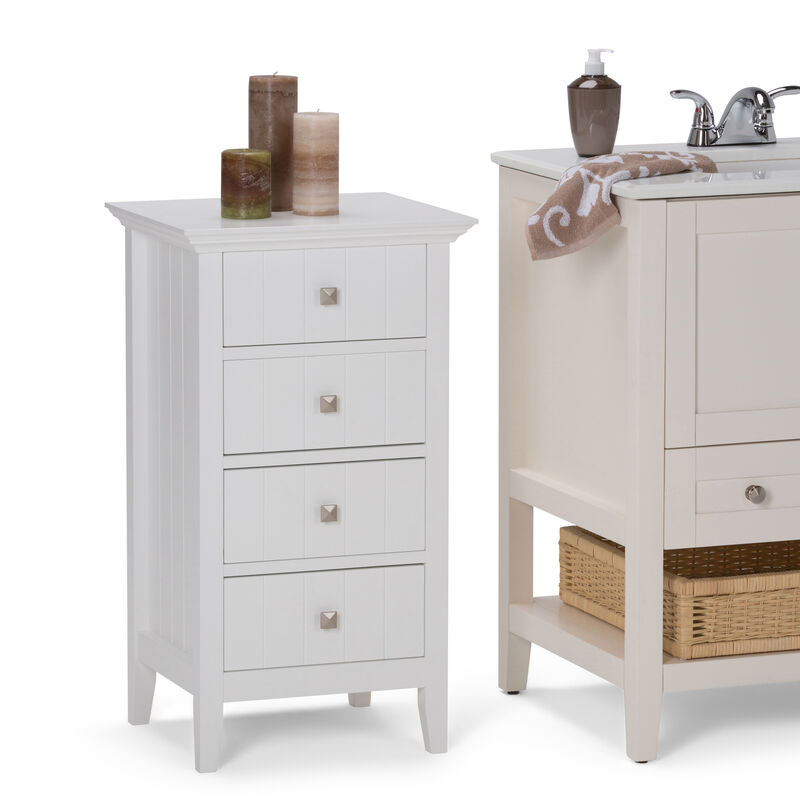 Acadian Four Drawer Floor Storage Cabinet image number 1