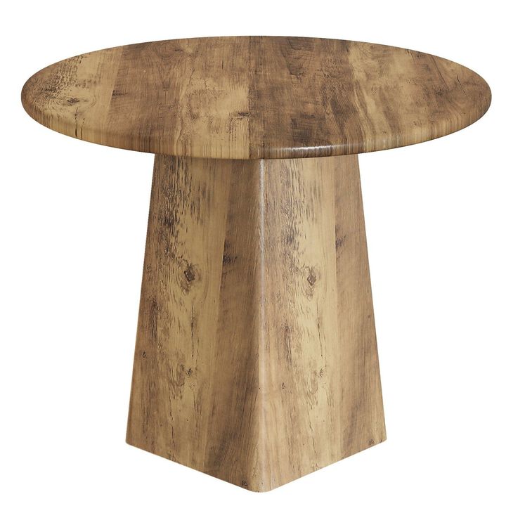Tribesigns 31.5" Round Dining Room Farmhouse Kitchen Dinner Table