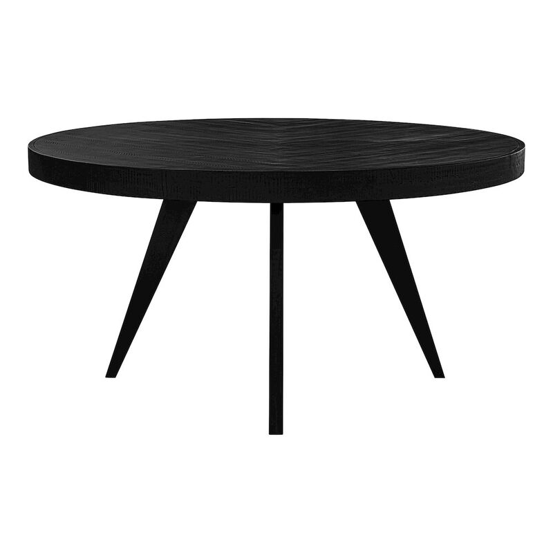 Moe&rsquo;s Parq 60 Inch Round Dining Table Black