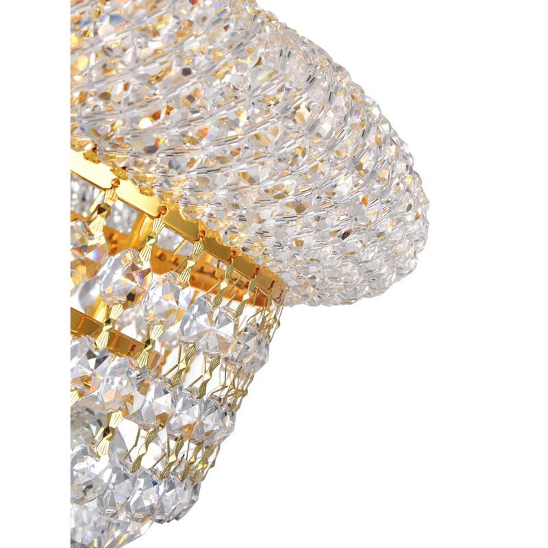 Empire 6 Light Chandelier With Gold Finish