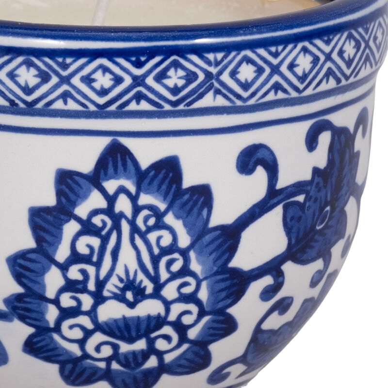 4" Bowl Chinoiserie Candle image number 4