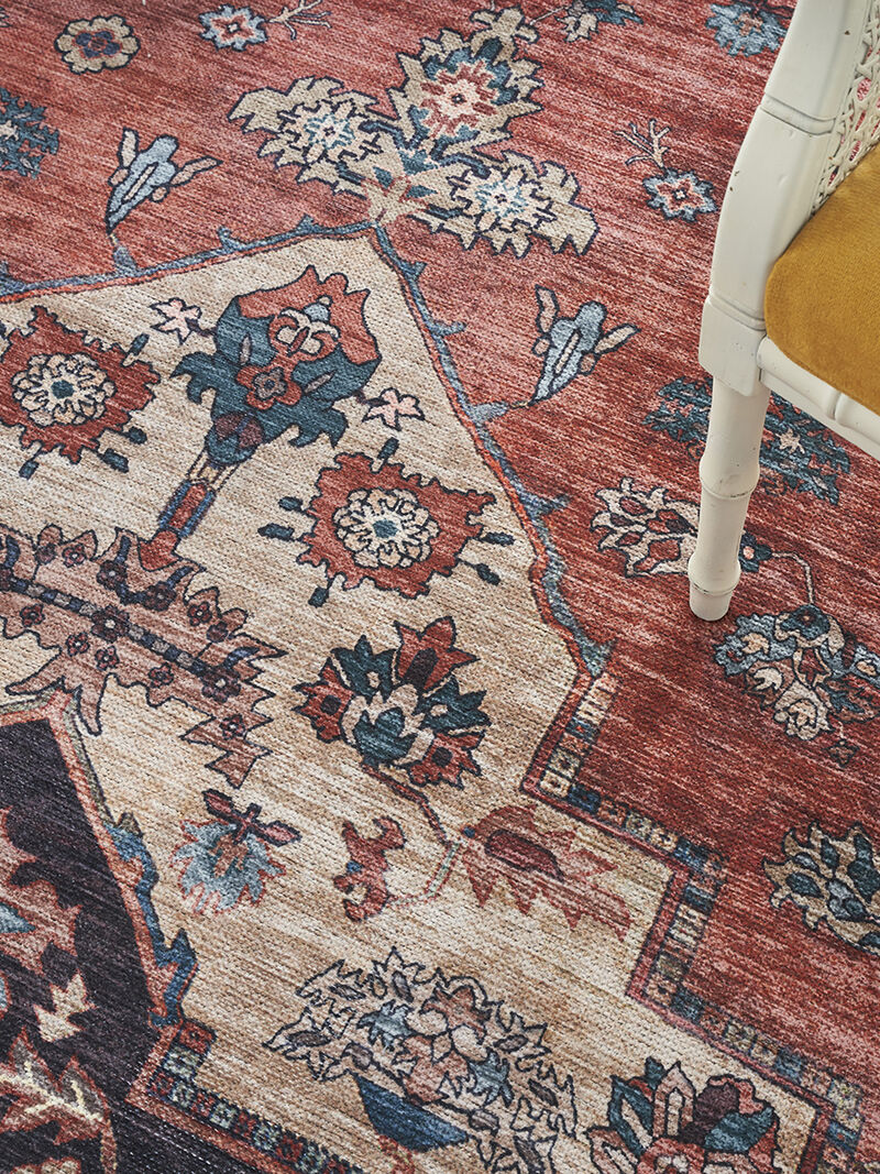 Grand Washables GRW03 Rust/Multicolor 9'2" x 12' Rug