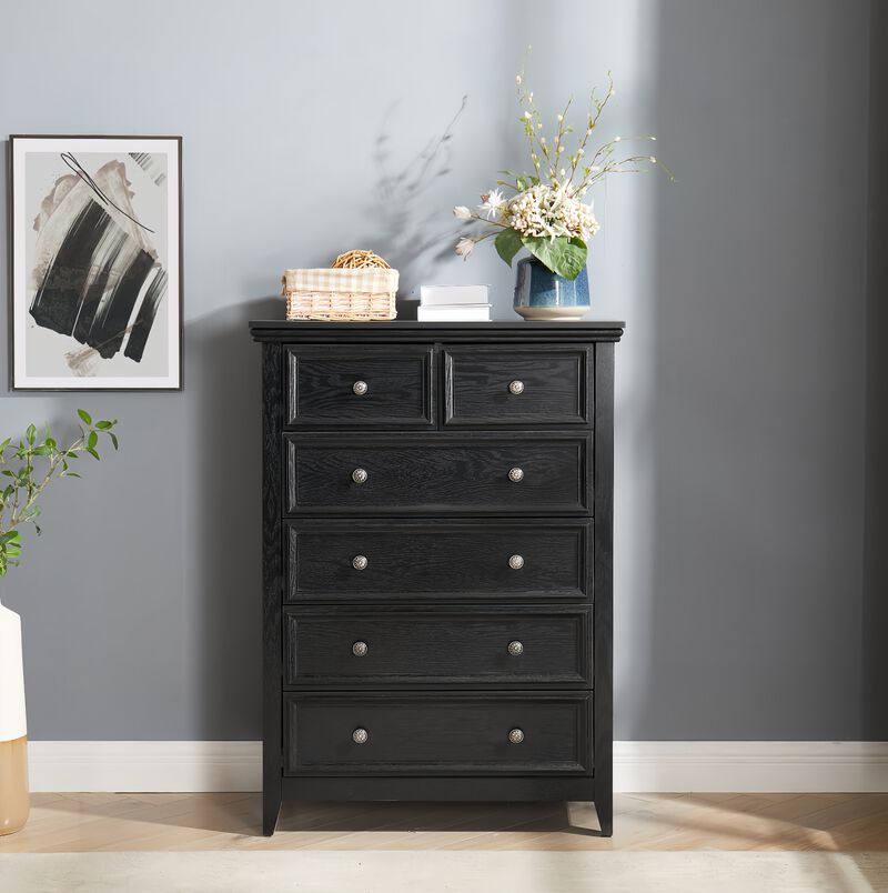 Rurwod Modern 6-Drawer Chest image number 2