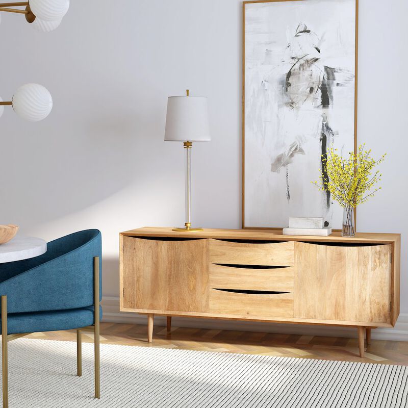 Butler Specialty Leonidin Natural Wood 67" Sideboard, Light Brown image number 2
