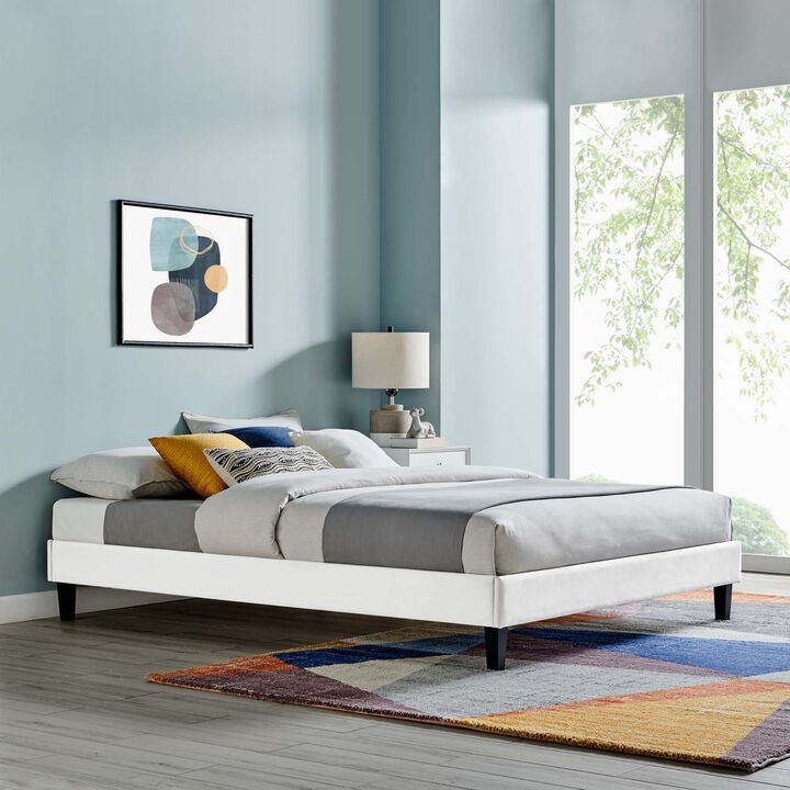 Modway - Reign Full Performance Velvet Platform Bed Frame