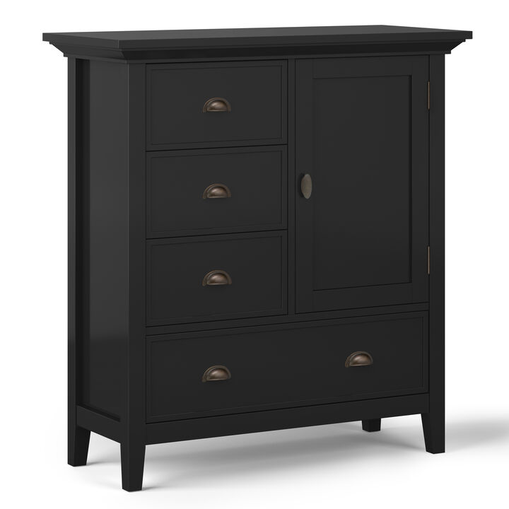Febcox Solid Wood Medium Storage Cabinet