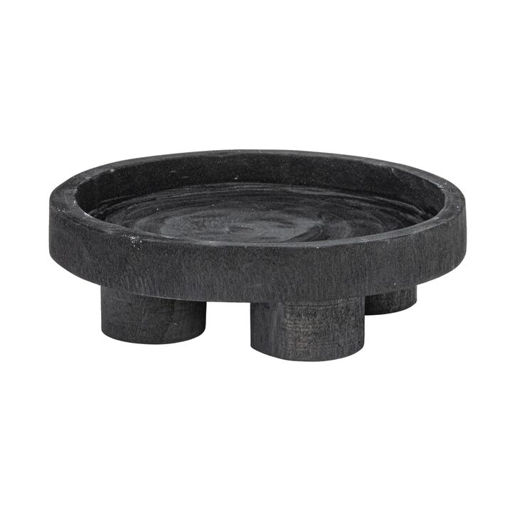 Paulownia Wood Pedestal Tray