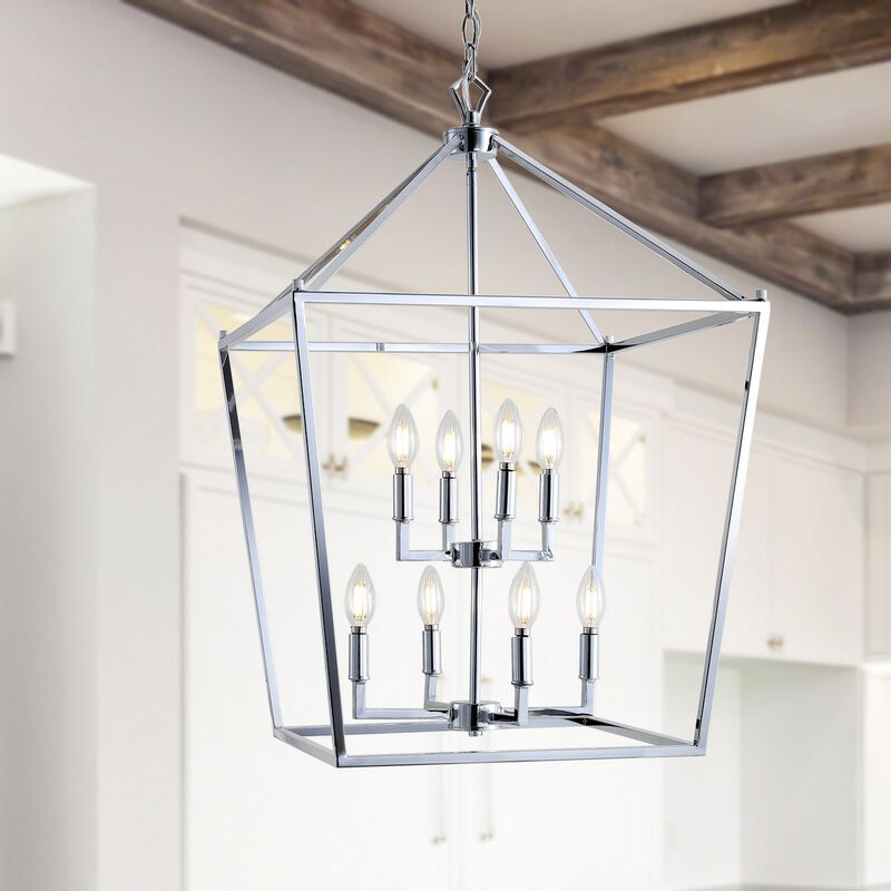 PagodaBulb Lantern Metal LED Pendant