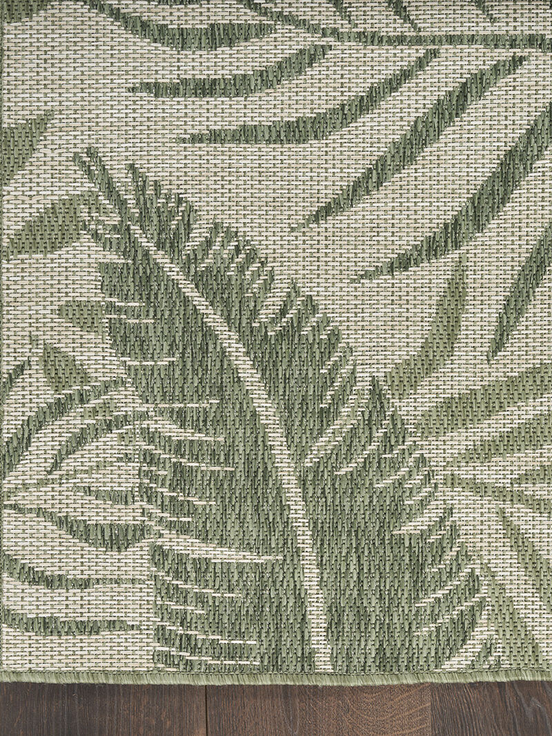 Garden Oasis GOA02 Ivory/Green 10' x 14' Rug