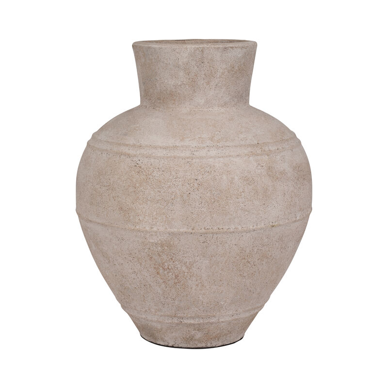 22" Jug Vase W/ Handle, Ivory image number 4
