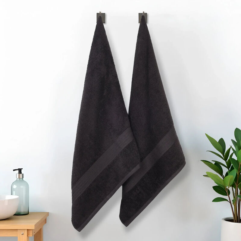 Ring-Spun Cotton 2-Piece Bath Sheet Set &ndash; Soft & Highly Absorbent image number 1